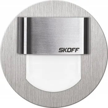 Nástěnné svítidlo Schodišťové svítidlo SKOFF s integrovaným LED zdrojem 0,4 W stříbrné