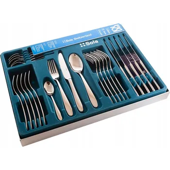 Příbor PŘÍBORY SOLA ALPHA LESKLÉ 24 KS KLASICKÉ