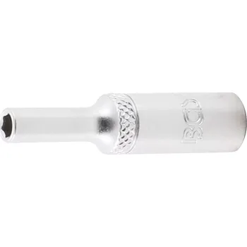 Ruční nářadí Nástrčná hlavice šestihranná, 1/4", 4 mm, prodloužená - B10504