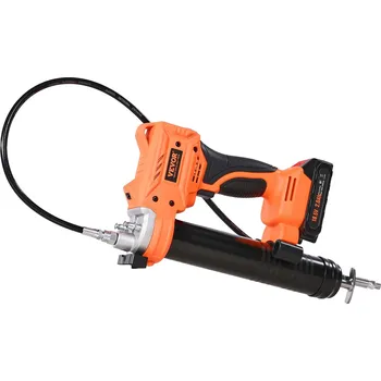 Auto-moto Vevor Bezdrátová mazací pistole 8000 PSI, 20V 2.0 Ah, 35.4-inch hadice, led