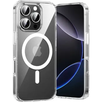 Pouzdro na mobilní telefon Pouzdro Vention KUGT0-30 pro iPhone 16 Pro MagSafe (průhledné)