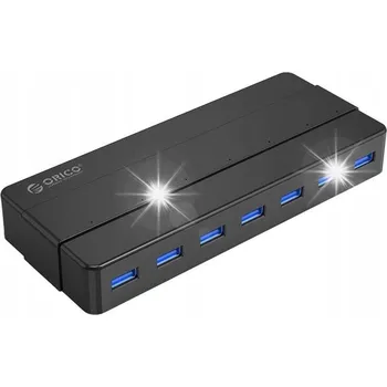 USB hub ORICO ADAPTÉR ROZBOČOVAČ HUB 7X USB 3.0 5GBPS