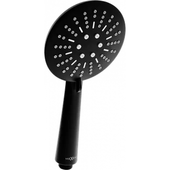 Sprchová hlavice Mexen R-67 sprchová hlavice 3-funkční, černá - 79567-70 Sprchové rukojeti