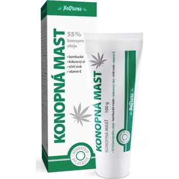 Pleťový krém MedPharma Konopná mast, 55 % konopného oleje, 100 g