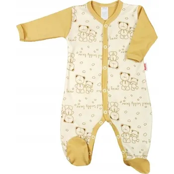 Kojenecký overall OVERAL overal rozepínací standard Medvídci béžová vel. 80 KLEKLE