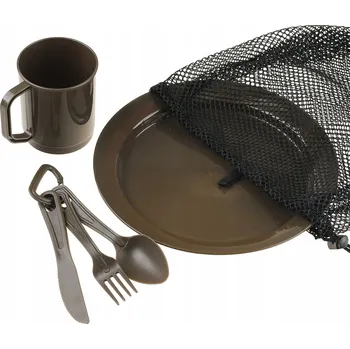 Kempingové nádobí Mil-Tec 14687000 zelená sada