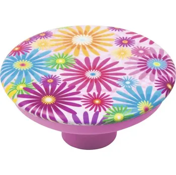 Nábytkové kování Nábytková knopka Květiny Ø 50 mm