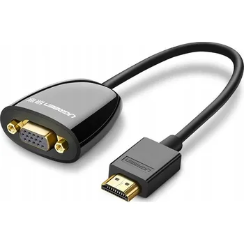 Video kabel Adaptér HDMI na VGA Ugreen bez zvuku, 0,25 m
