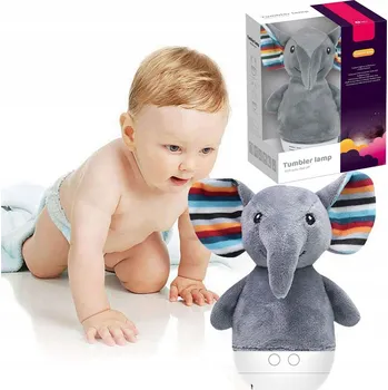 plyšák LAMPKA WAŃKA BAŃKA WASTAŃKA PLUSZOVÝ SLŮNĚ KIWACZEK 7 BAREV LED PLYŠOVÁ