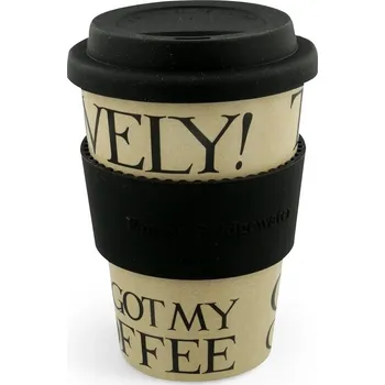 Stolování Eko-Hrnek Černý text 400ml