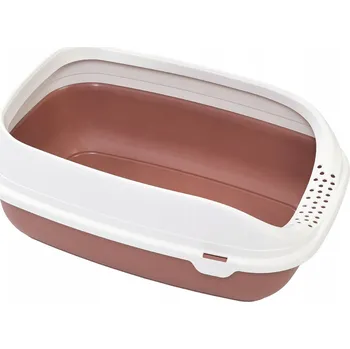 Toaleta pro kočku Unimis | BETA PLUS SMALL | Toaleta pro kočky 43x31x16 cm - Hnědá