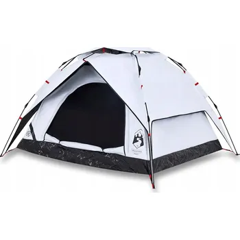 Stan VidaXL Stan pro 3 osoby, bílý, zatemňovací, rychlé rozložení