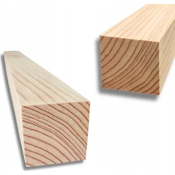 Zábradlí Modřínový hranol 6x6 cm, délka 110 cm - Sloupek, trnož do zábradlí schodiště