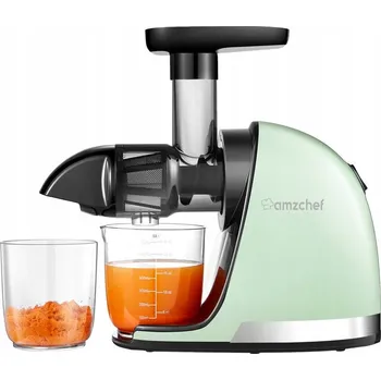 Odšťavňovač Šnekový odšťavňovač AMZCHEF 1501-GN-SM (zelený)