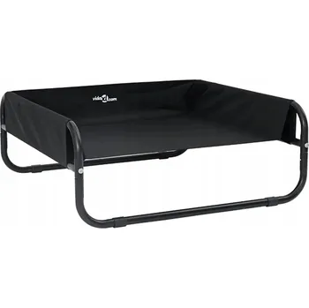 Pelíšek pro psa Vysoké pelíšek pro psa Oxford, černé, 75 x 75 x 30 cm