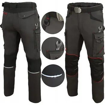 Pracovní obuv Dlouhé pracovní kalhoty Specto Montérkové Elastické dlouhé až do pasu vel. 44