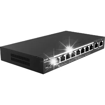 Switch RG-ES210GS-P REYEE 10-PORT GIGABITOVÝ SWITCH POE, ŘIDITELNÝ
