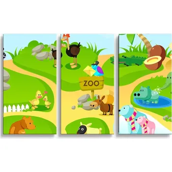 Obraz Sablio Obraz - 3-dílný Dětský motiv 3 - 120x80 cm