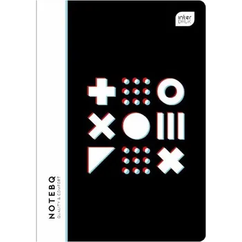 Sešit Sešit A5 s mřížkou Interdruk, 60 listů