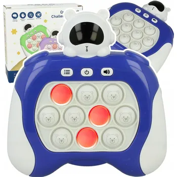 POP IT HRA POP IT ELEKTRONICKÁ KONZOLE ANTISTRESOVÁ HRAČKA POPIT LED ZRUČNOSTNÍ