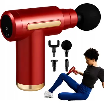 Masážní přístroj MASÁŽNÍ MASÁŽ PRO zpět PŘENOSNÁ MINI MASÁŽNÍ PISTOLE DO TĚLOcvičny