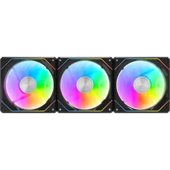 PC ventilátor Ventilátor DarkFlash 120 x 120 mm Gauss G24 3IN1 Black