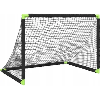 Fotbalová branka Skládací fotbalová branka pro děti, černá, 90x64x64 cm