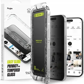 Tvrzené sklo Ringke pro Apple iPhone 16 Pro Max 2 ks