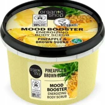 Tělový peeling ORGANIK SHOP Energetizující tělový peeling Ananas a Hnědý Cukr 250 ml