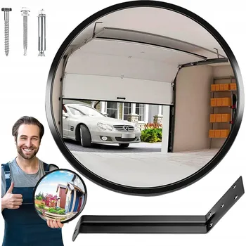 Zrcadlo ZRCADLO SILNIČNÍ ZRCADLO SKLADOVÉ ŠIROKOÚHLÉ SFÉRICKÉ NEROZBITNÉ 30CM