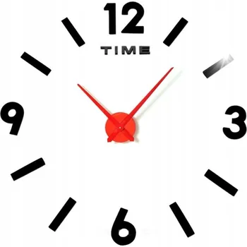 Hodiny Velké 3D nástěnné hodiny DIY zrcadlo 70cm-130cm