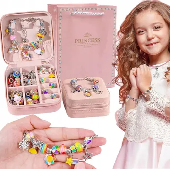 Obraz Korálky v krabičce s přívěsky Jokomisiada ZA4384