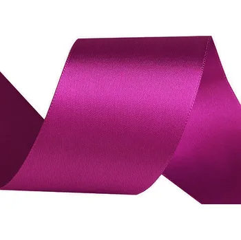 Stuha Atlasová stuha oboulící svazky po 5 m šíře 50 mm Varianta: 647 fuchsiová tm., Balení: 5 m