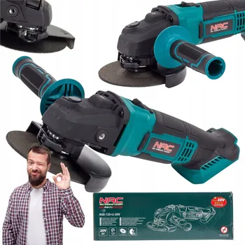 úhlová bruska NAC akumulátorová úhlová bruska AGE-125-LI 20V (tělo)