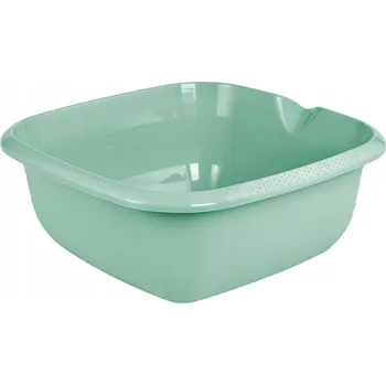 KEEEPER Miska s výlevkou a odměrkou - BJÖRK, čtvercová Objem: 13 l, Barva: zelená