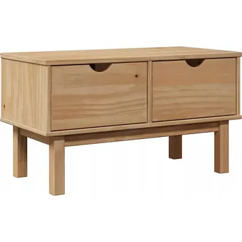 Zahradní lavice VidaXL Lavice do předsíně OTTA, 80x40x45 cm, masivní borové dřevo