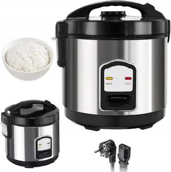 Hrnec VELKÝ HRNEC NA VAŘENÍ RÝŽE ČERNÝ OCEL OCEL 2L 400W