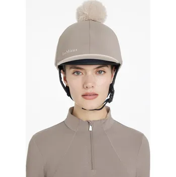 Cyklistická přilba LEMIEUX Čepice na helmu pro jezdecký sport žena LeMieux NO SIZE KAŠTANOVÁ|MODRÁ