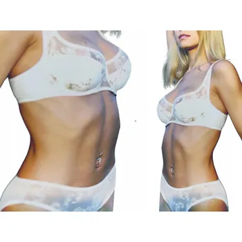 Podprsenka Lupoline podprsenka bardotka, balkonetka béžová velikost 75B