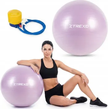 Gymnastický míč Gymnastický míč TREXO TXO-B4Z008-VT 65 cm fialový