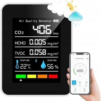 Bezpečnostní kamera DETEKTOR OXIDU UHLIČITÉHO USB AKUMULÁTOROVÝ: INFRAČERVENÝ PŘENOSNÝ