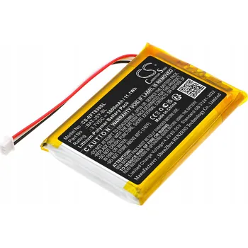 Vrták TECHTEK Baterie 3000mAh kompatibilní s [HelloBaby] HB40, HB6250 Baby Monit