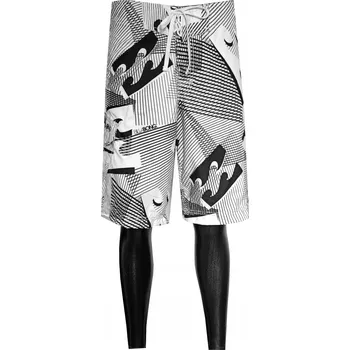 Pánské kraťasy Kraťasy Billabong bílé s proužky za koleno, velikost 32