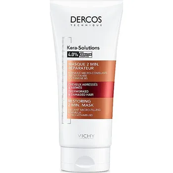 Vlasová regenerace Vichy Maska pro obnovu poškozených vlasů Derkos Kera-Solutions (Restoring 2 Min Mask) Objem: 200 ml