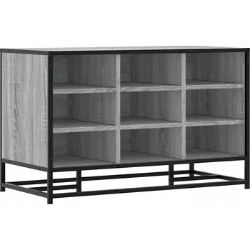 Botník VidaXL Lavice s úložným prostorem na boty, šedá dub sonoma, 84 x 40 x 53,5 cm