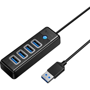 USB hub Orico Hub USB to 4x USB 3.0, 5 Gbps, 0.15m (Black)
