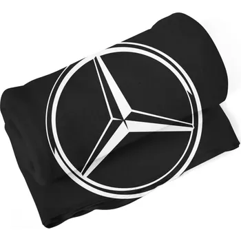 deka Sablio Deka Logo 2 Černá - 190x140 cm