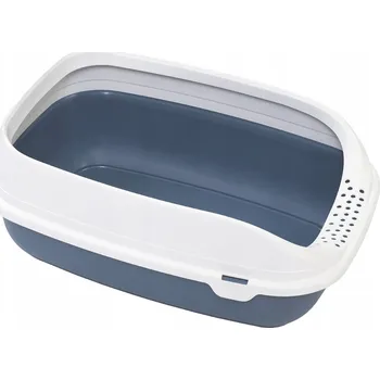 Toaleta pro kočku Unimis | BETA PLUS SMALL | Toaleta pro kočky 43x31x16 cm - Tmavě modrá