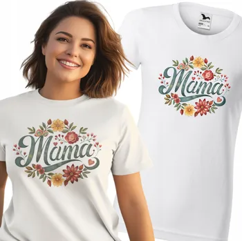 Tričko Dárek k Dni matek pro maminku Narozeniny Maminka Květiny XS