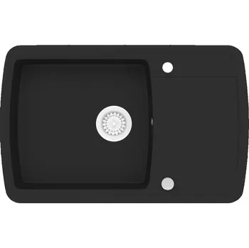 Granitový dřez Granitový dřez jednokomorový 780x500x310mm černý